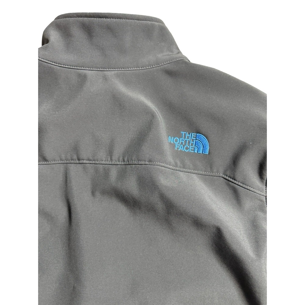 North Face Softshell Mens Jacket Apex Bionic Dark Grey Blue - Medium - Picture 4 of 9